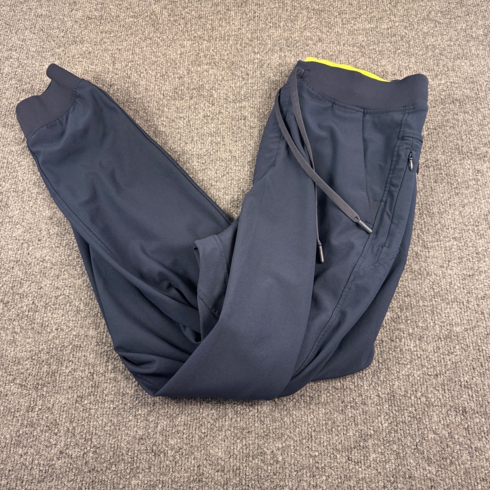 Birddogs Joggers Mens Large Navy Blue Excellent Activewear Drawstring Tapered